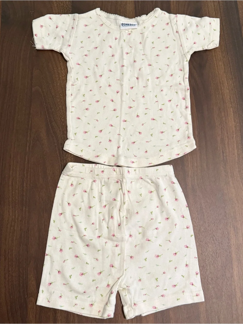Baby girl vintage Oshkosh pajama set